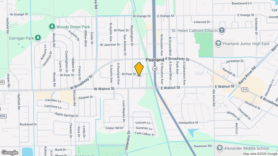 2528 S Texas Ave Map and Location Details