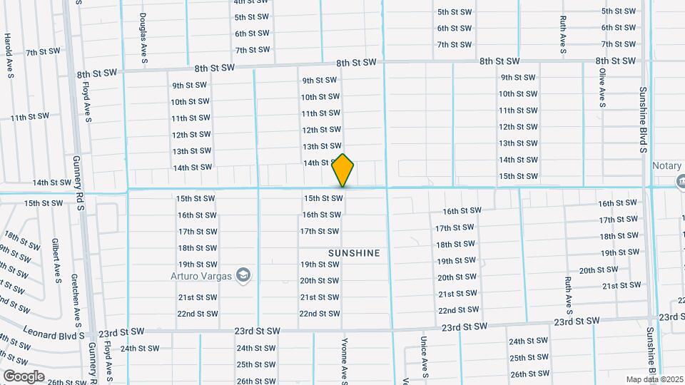 3800 15th St SW Map and Location Details