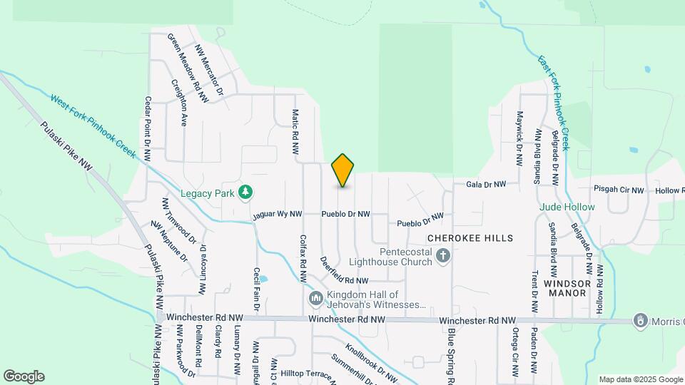 3308 Teton Dr NW Map and Location Details