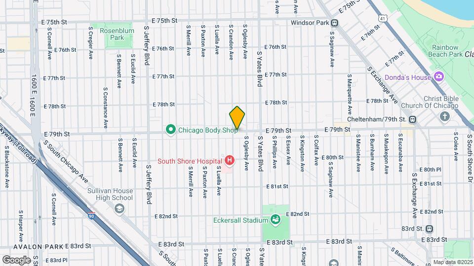 7901-7911 S Crandon Ave Map and Location Details