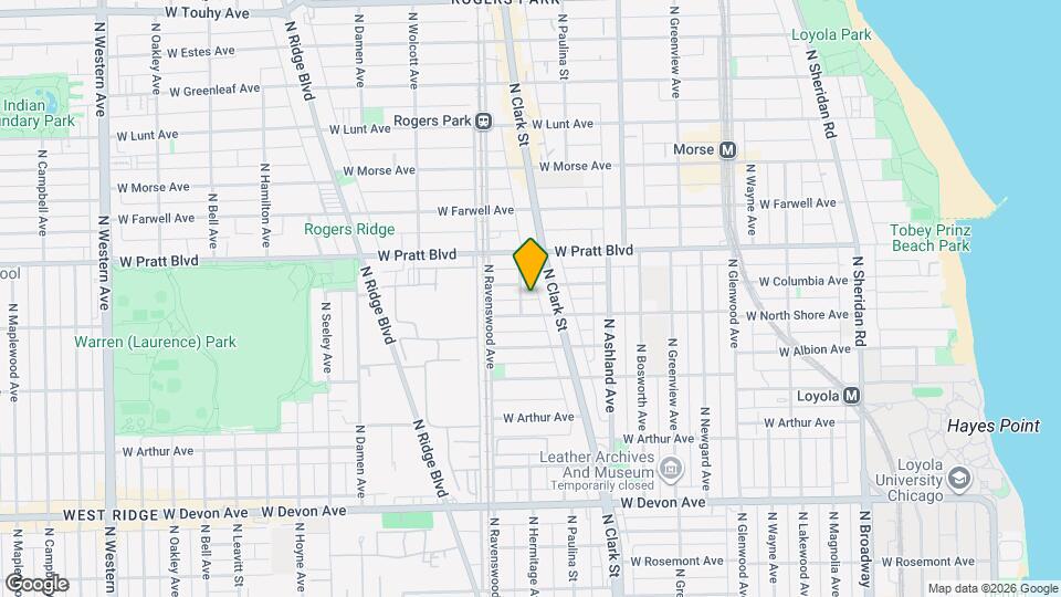 6715 N Hermitage Ave, Unit 7A Map and Location Details