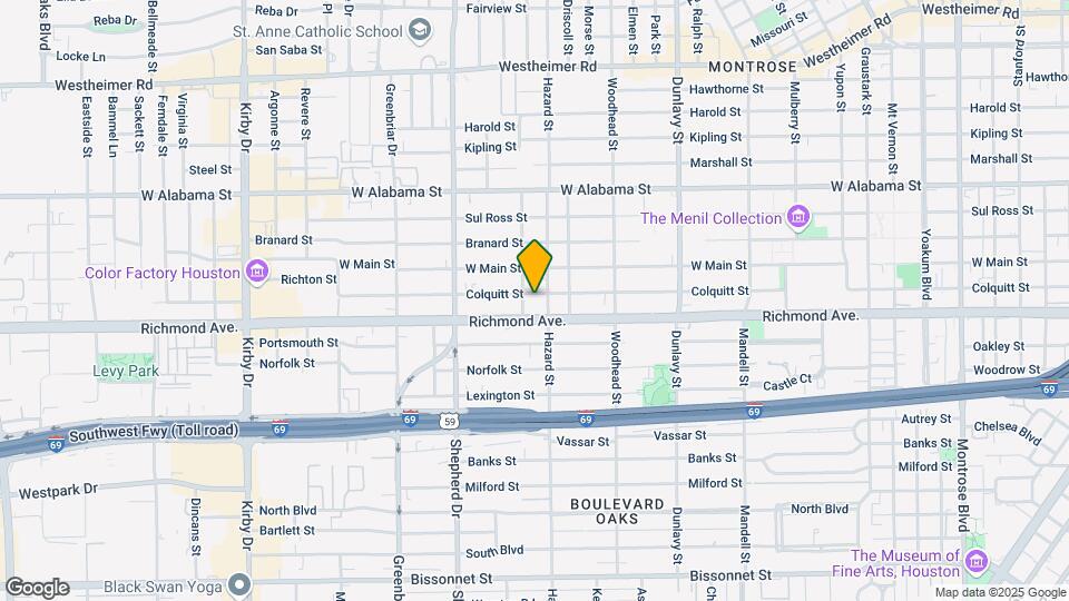 1909 Colquitt St Map and Location Details