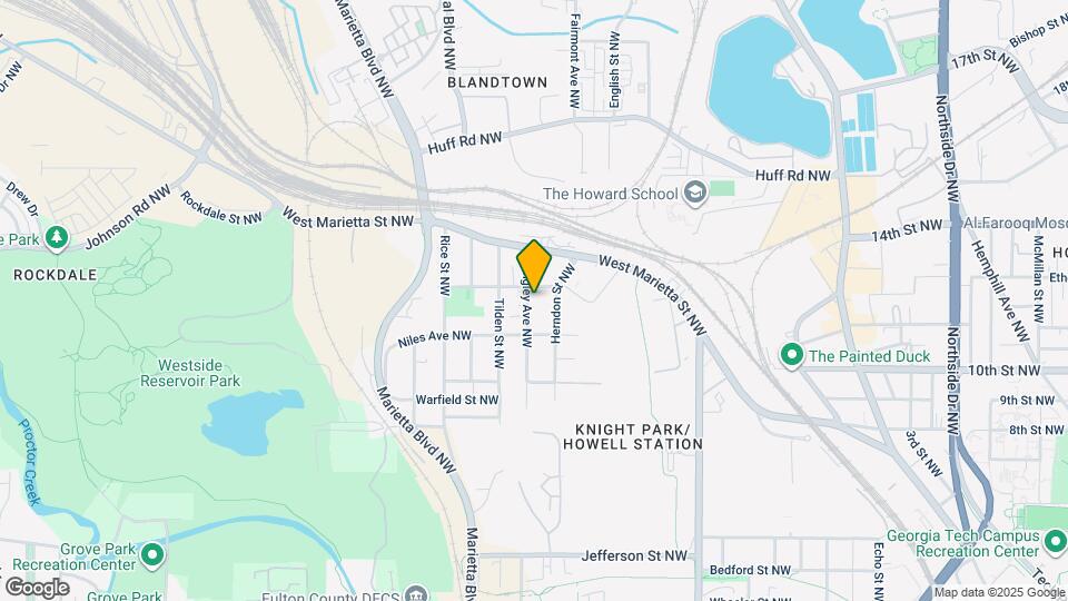 1055 Longley Ave NW Map and Location Details