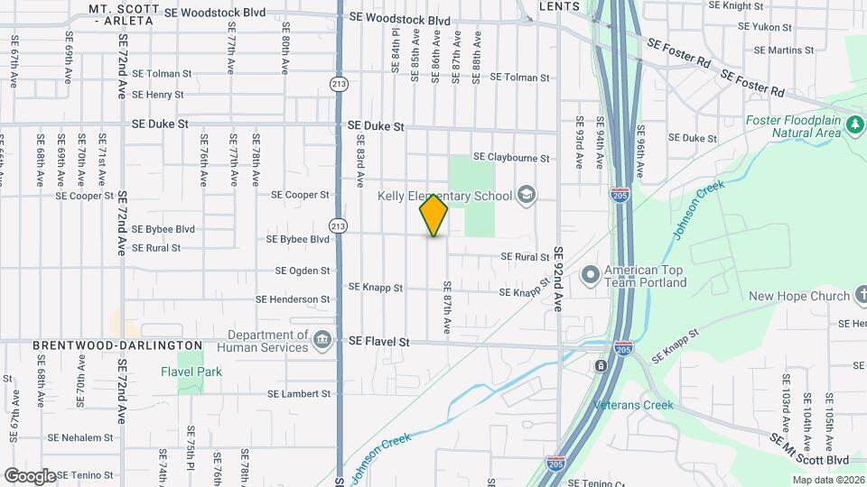 7008 SE 86th Ave Map and Location Details