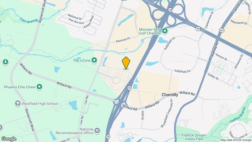 14421 Albemarle Point Pl Map and Location Details