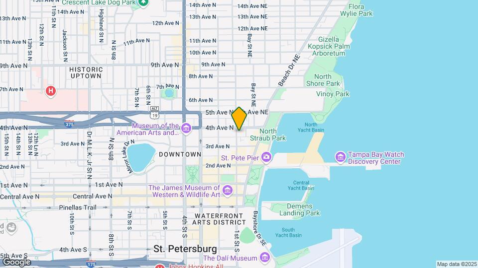 341 1st St NE Map and Location Details