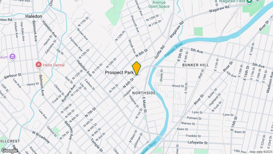 288 N 6th St Map and Location Details