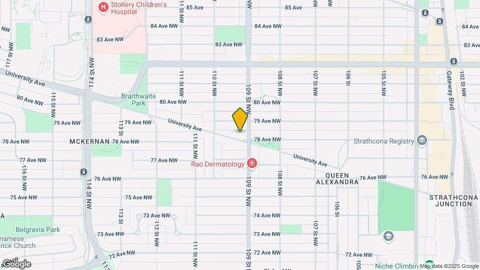 10916 University Av NW Map and Location Details