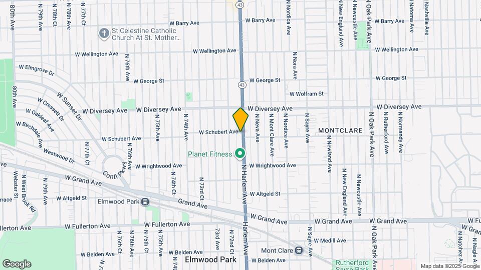 2650 N Harlem Ave Map and Location Details