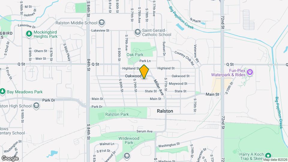 7764 Maywood St Map and Location Details