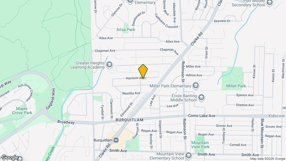 623-623 Kemsley Ave Map and Location Details