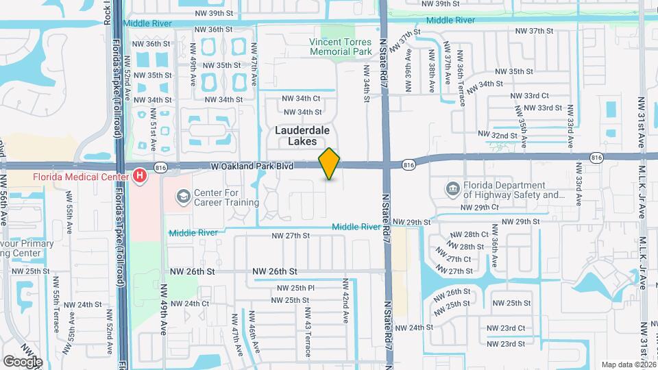 3030 NW 43 Terrace Map and Location Details