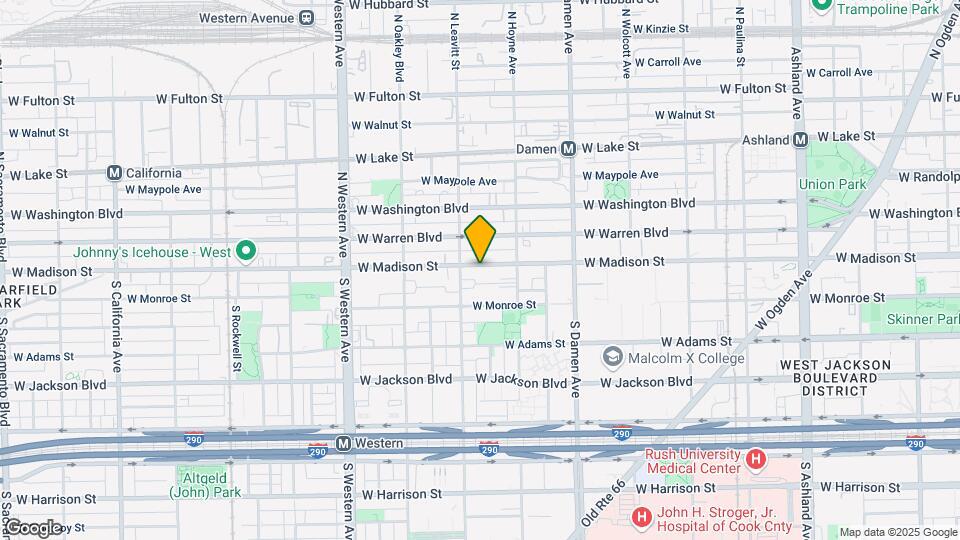 2139 W Madison St Map and Location Details