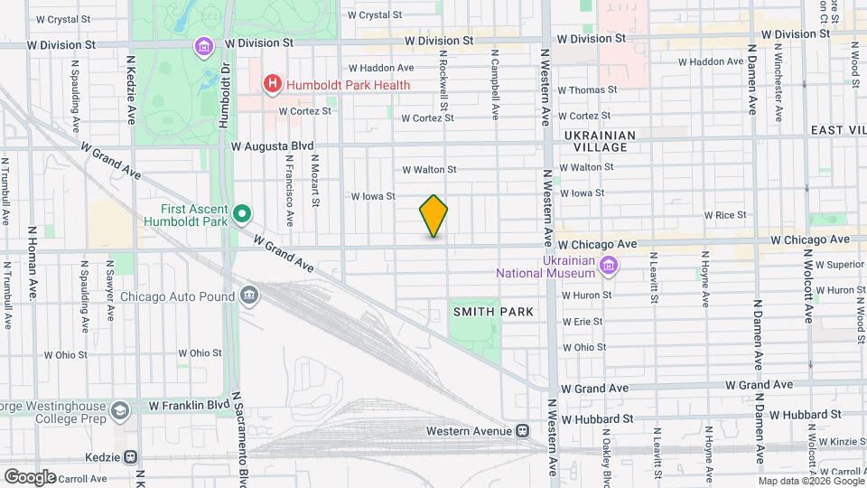 2614 W Chicago Ave Map and Location Details