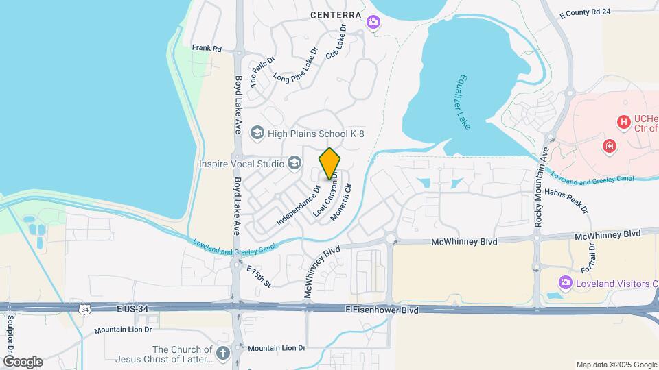4187 Lost Canyon Drive Map and Location Details