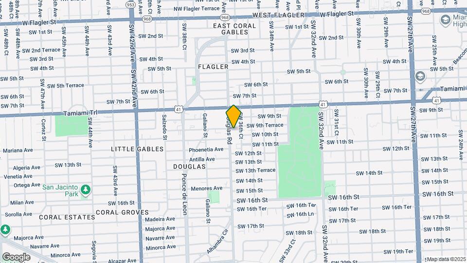 3690 SW 9th Terrace Map and Location Details