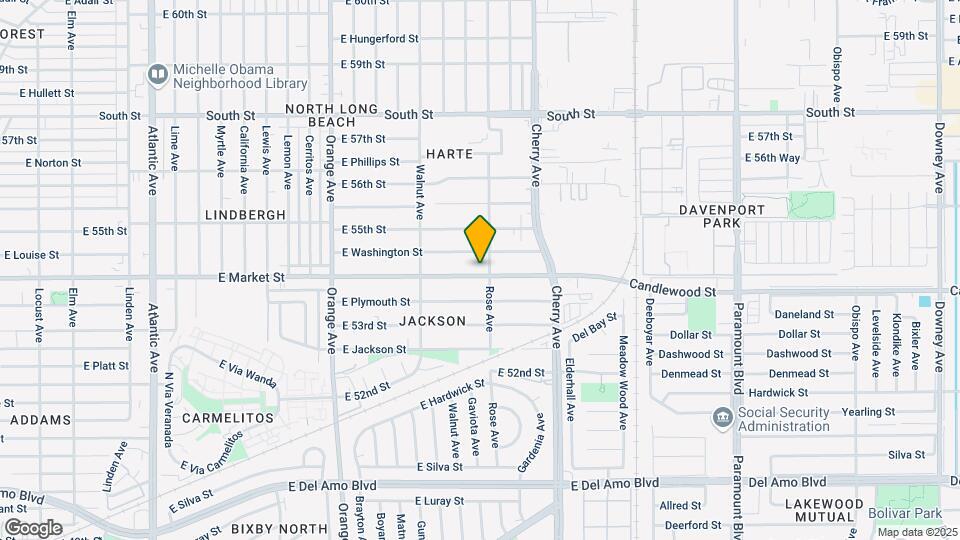 1721 E Market St Map and Location Details