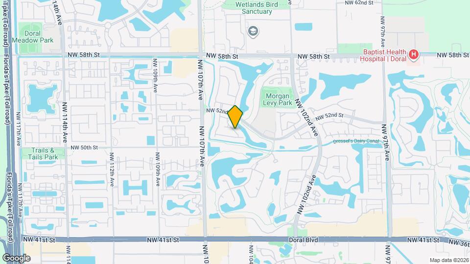 8102 NW 105th Ct Map and Location Details