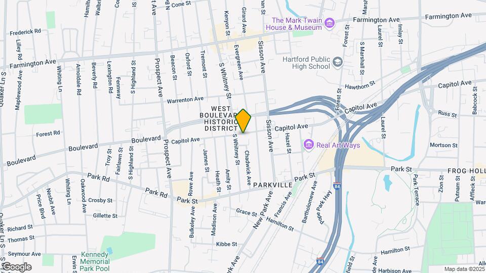 963 Capitol Ave Mapa y Detalles de la Ubicación