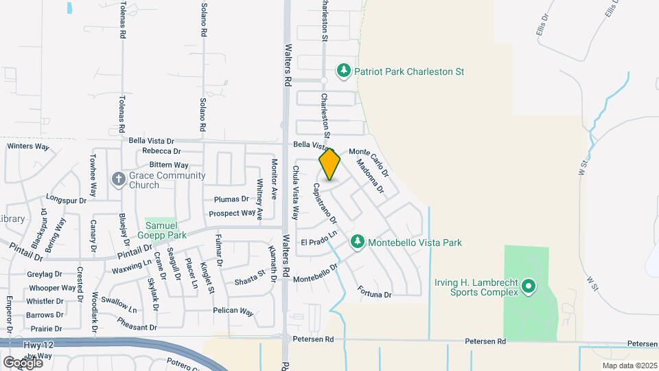 1605 Paseo Flores Dr Map and Location Details
