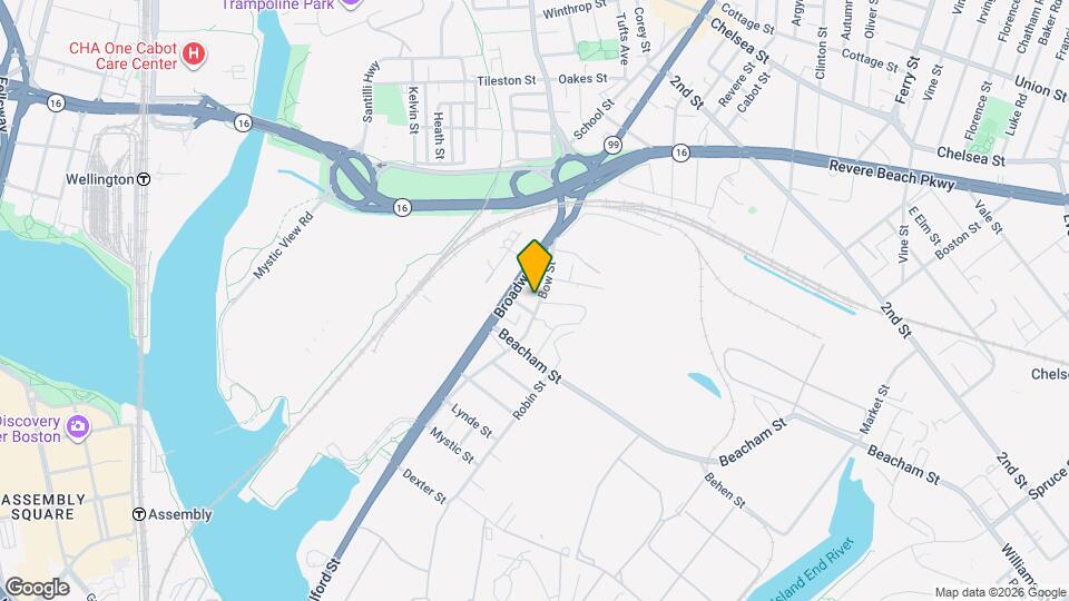 156 Bow St, Unit 2 Mapa y Detalles de la Ubicación