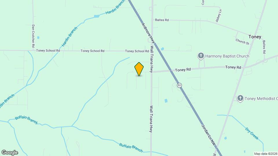 107 Hulsey Ln Map and Location Details