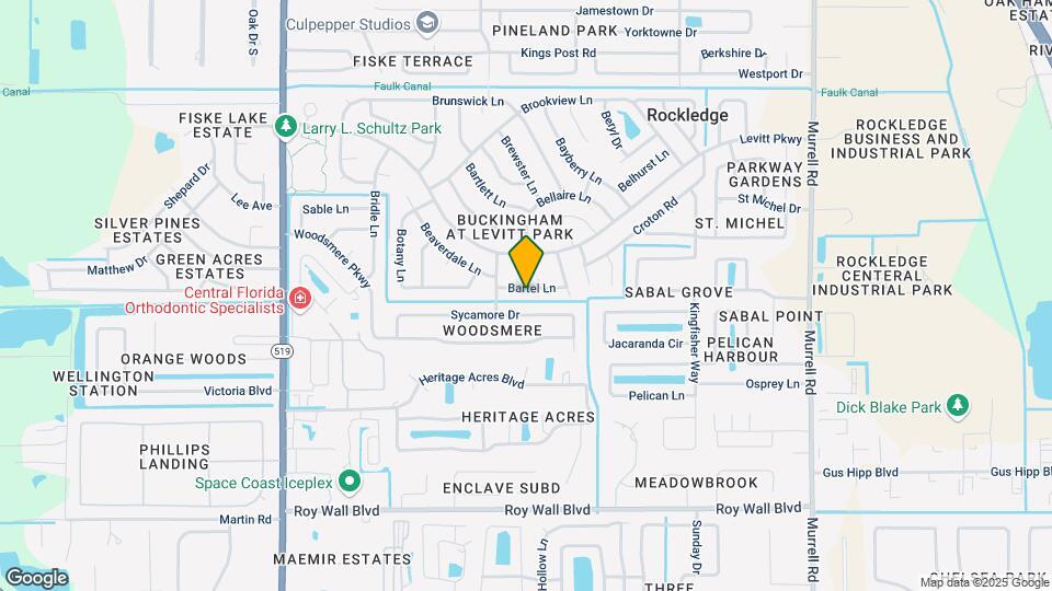 883 Bartel Ln Map and Location Details