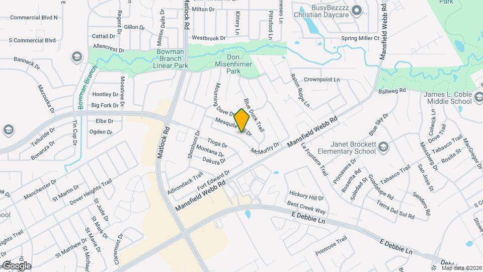 341 McMurtry Dr Map and Location Details