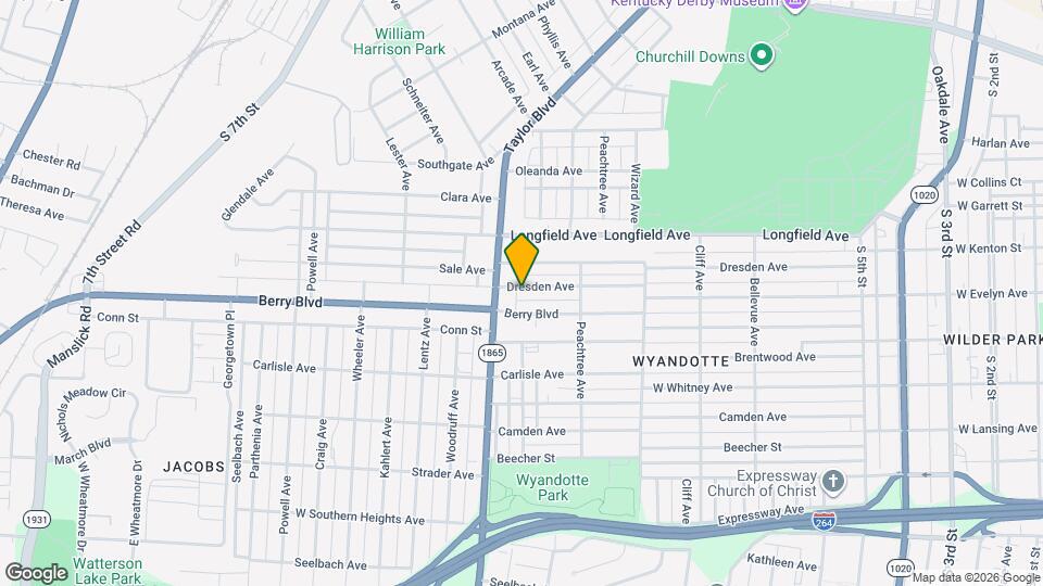 1214 Dresden Ave Map and Location Details