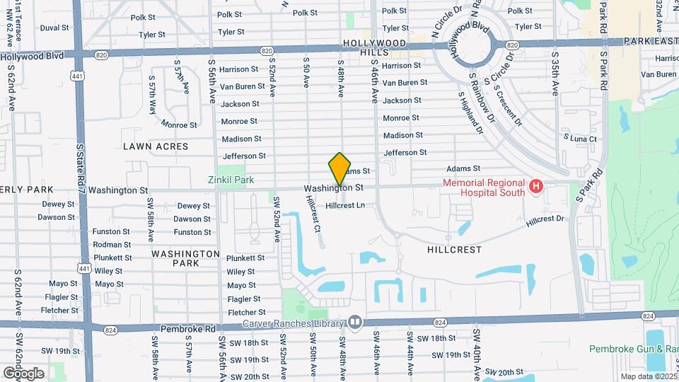 4802 Washington St Map and Location Details