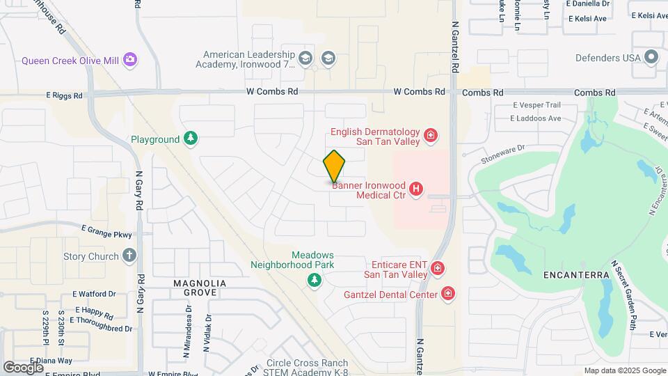 442 W Golden Aspen Dr Map and Location Details