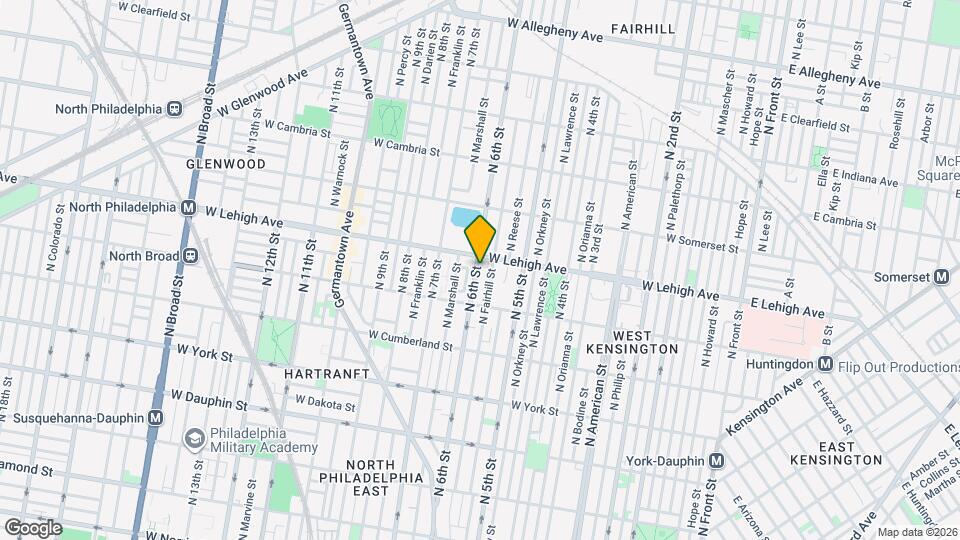 2643 N 6th St Map and Location Details