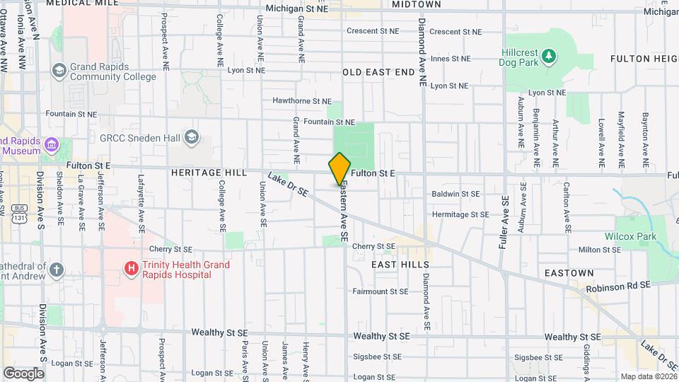 29 Eastern Ave SE, Unit Upper Unit Map and Location Details