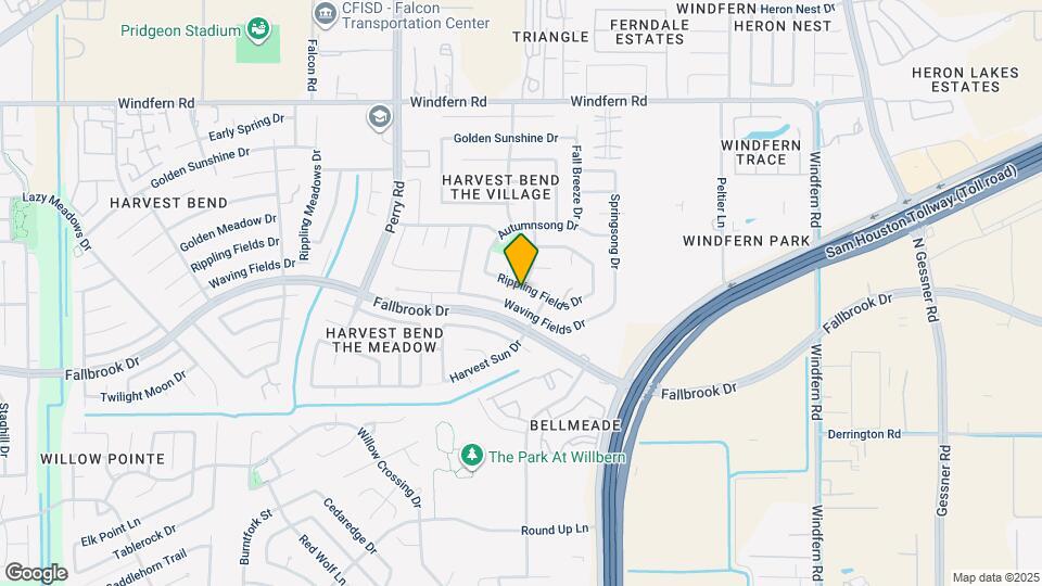 9203 Rippling Fields Dr Map and Location Details