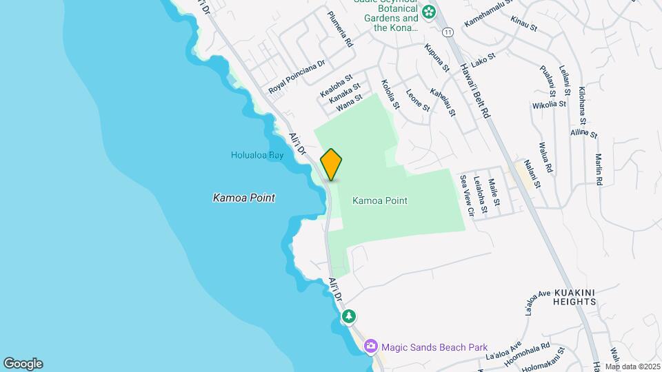 Kona Palms Mapa y Detalles de la Ubicación
