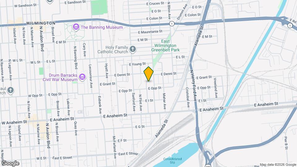 1020 N Pioneer Ave Map and Location Details