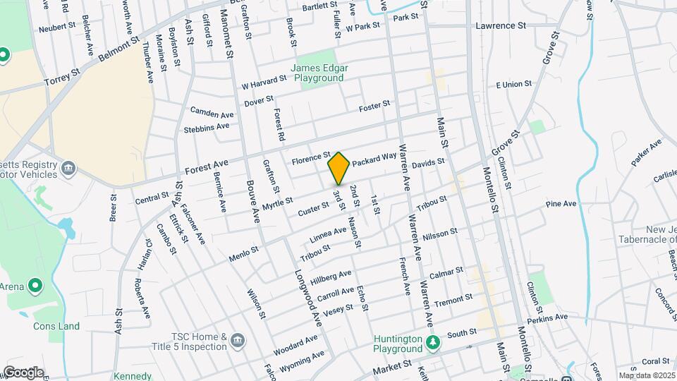 92 Myrtle St, Unit Apt# 2 Map and Location Details