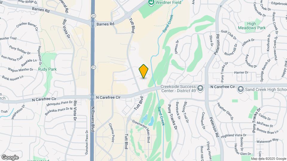 Affinity at Colorado Springs 55+ Map and Location Details