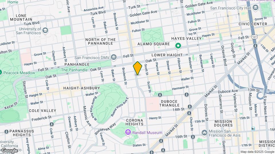 250 Divisadero St Map and Location Details