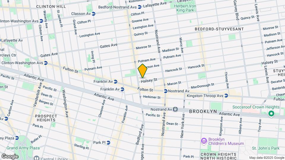 13 Halsey St Mapa y Detalles de la Ubicación