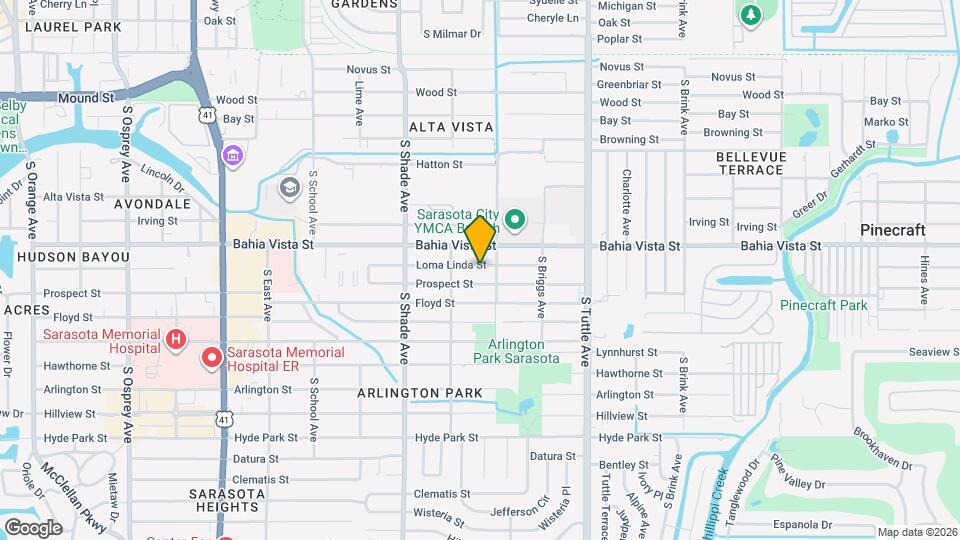 2562 Loma Linda St Map and Location Details