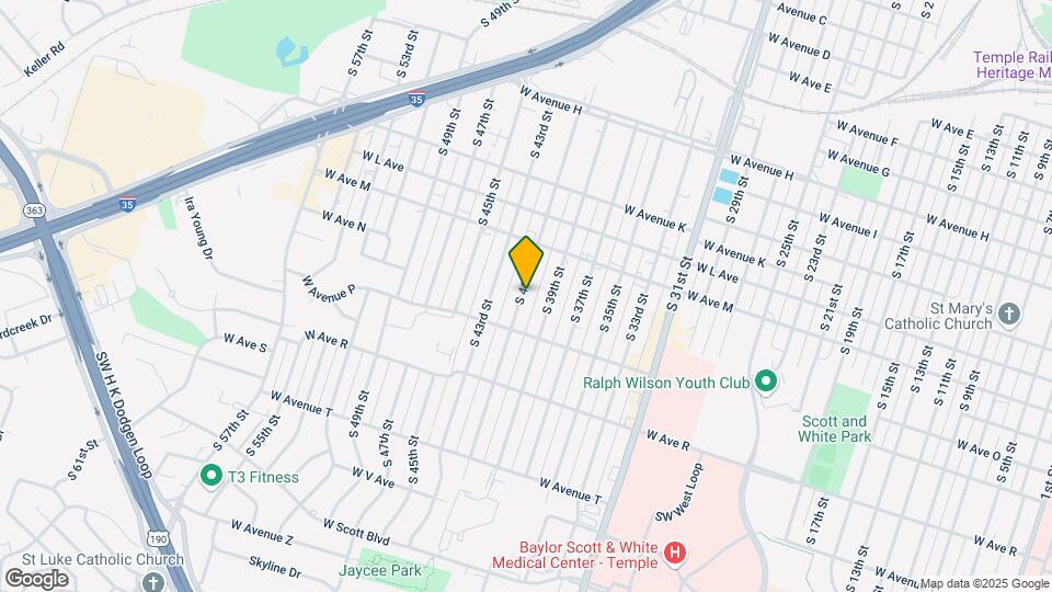 1407 S 41st St Map and Location Details