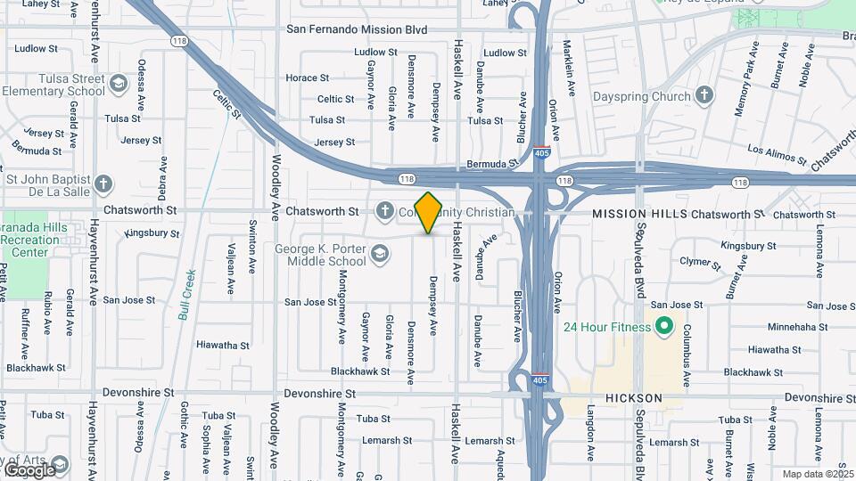10625 Dempsey Ave Map and Location Details