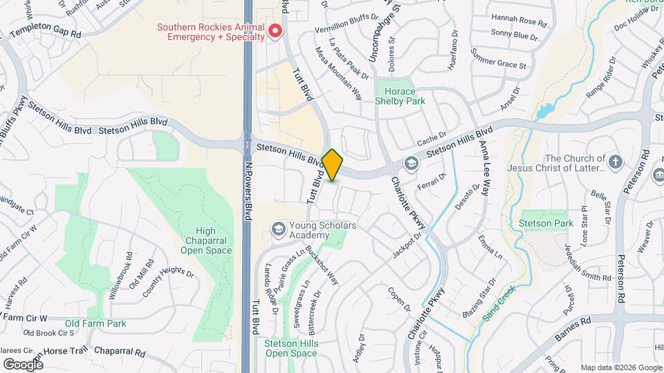 5129 Palomino Ranch Point Map and Location Details