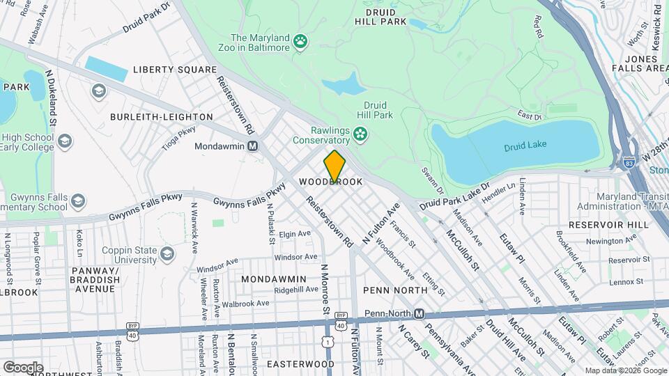 2303 Whittier Ave Map and Location Details