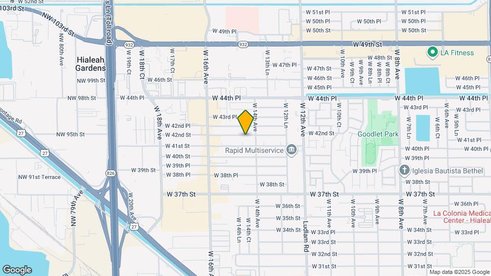 1430 W 42nd St Map and Location Details