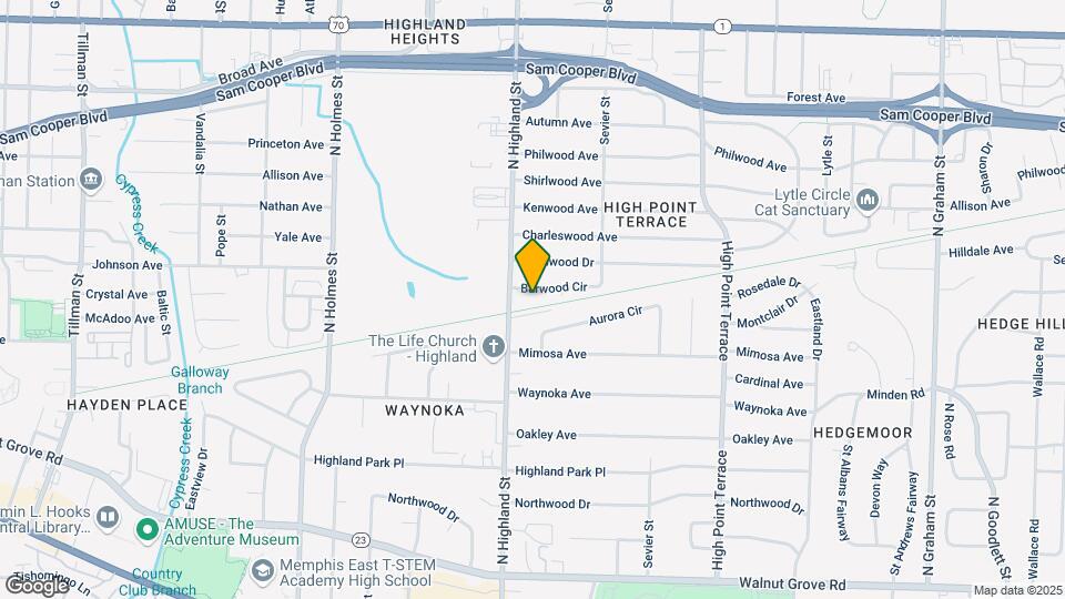 3523 Barwood Cir Map and Location Details