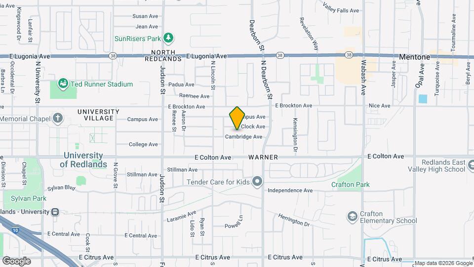 1529 Cambridge Ave Map and Location Details