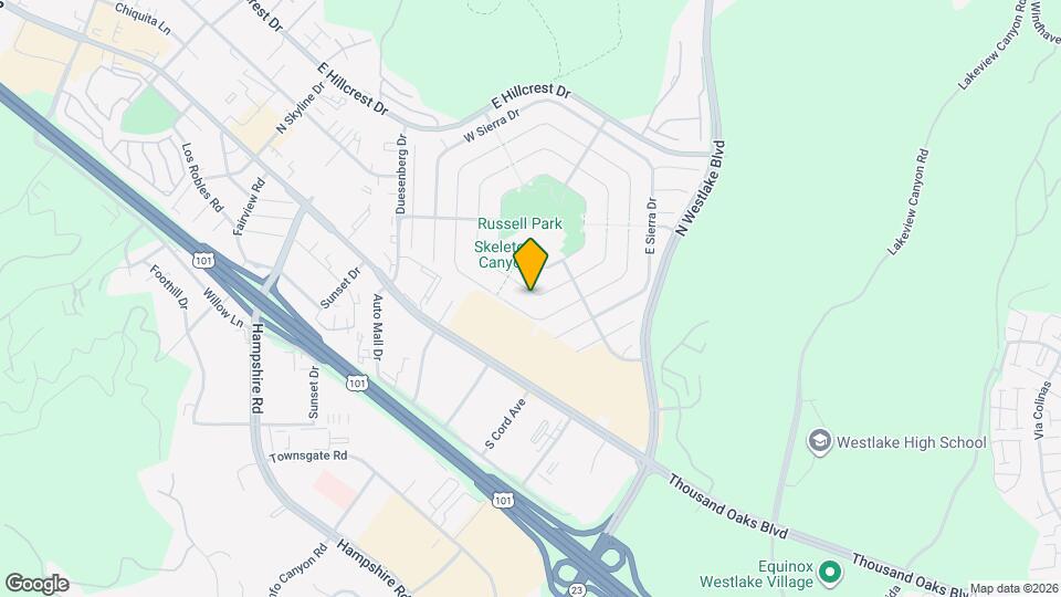 2738 W Appalachian Ct Map and Location Details