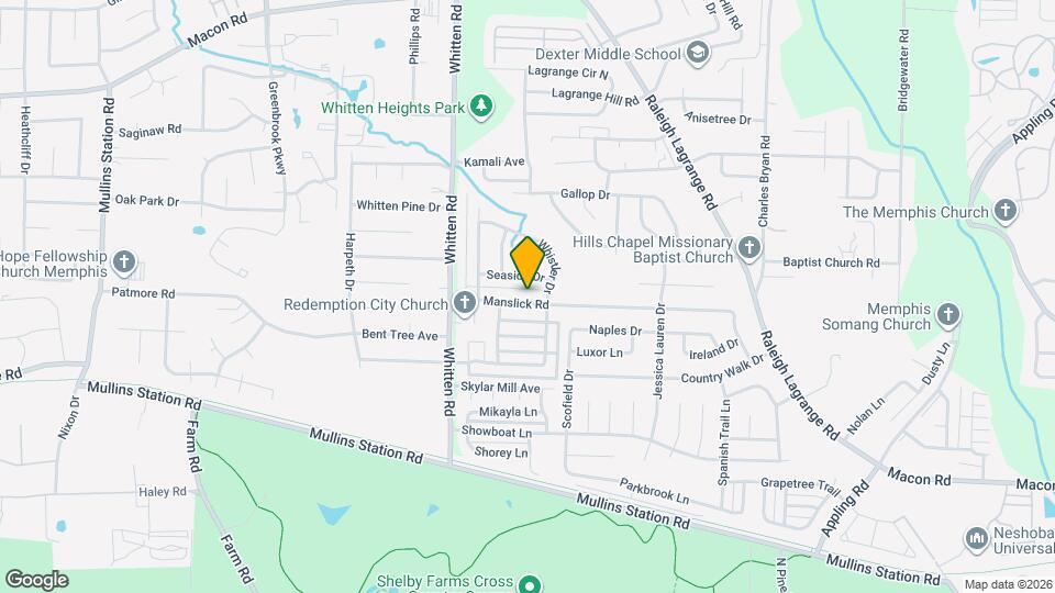 6870 Manslick Rd Map and Location Details